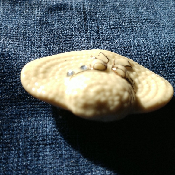 #12 VINTAGE LENOX Porcelain Straw Hat Pin - Picture 5 of 6